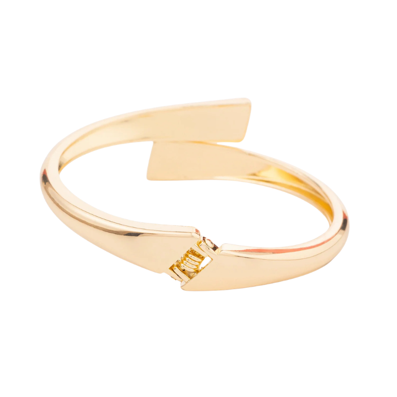 Layered Overlap Cuff Bangle