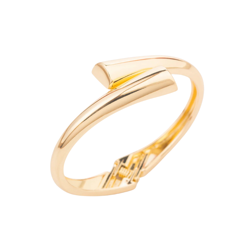Layered Overlap Cuff Bangle
