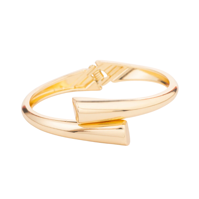 Layered Overlap Cuff Bangle