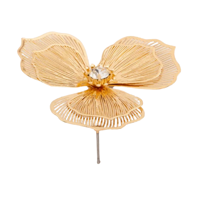 Elegant Floral Drop Earrings