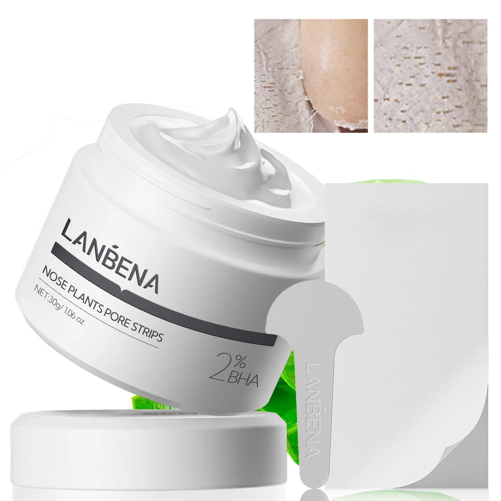 LANBENA 2.0 Nose Pore Strips Blackhead Remover Mask Salicylic Acid New