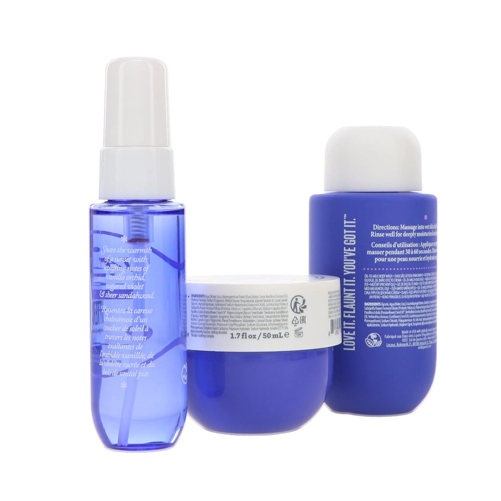 Sol de Janeiro Delícia Drench Jet Set Travel Body Care Gift Set New Sealed