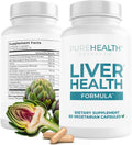 PureHealth Research Liver Health Supplement | Liver Cleanse, Detox & Support with Artichoke | 60 Capsules