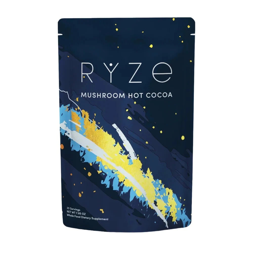 Organic RYZE Mushroom Hot Cocoa Sleep Supplement | 20 Servings | No Import Fees