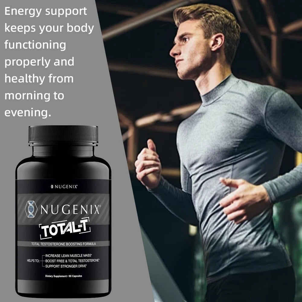 Nugenix Total-T Testosterone Booster | 90 Capsules | Men's Energy & Performance Support