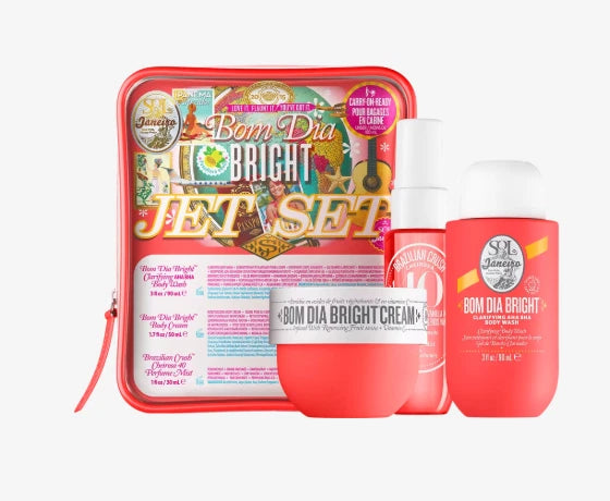 Sol de Janeiro Bom Dia Bright Jet Set Travel Size Skincare Gift Set New