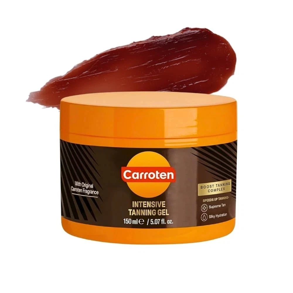 Carroten Intensive Tanning Gel Tan Accelerator Made in Greece Fast Deep Bronze