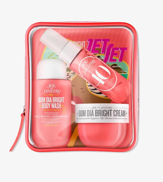 Sol de Janeiro Bom Dia Bright Jet Set Travel Size Skincare Gift Set New