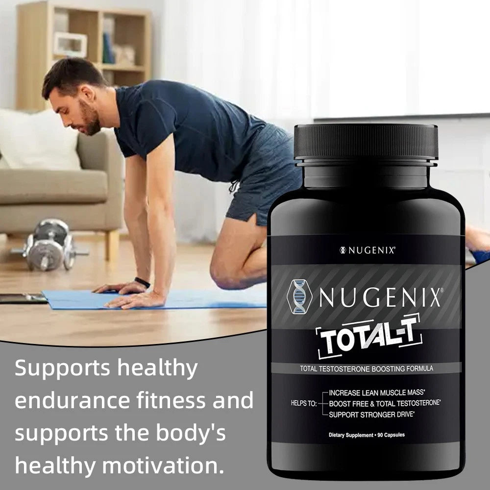 Nugenix Total-T Testosterone Booster | 90 Capsules | Men's Energy & Performance Support