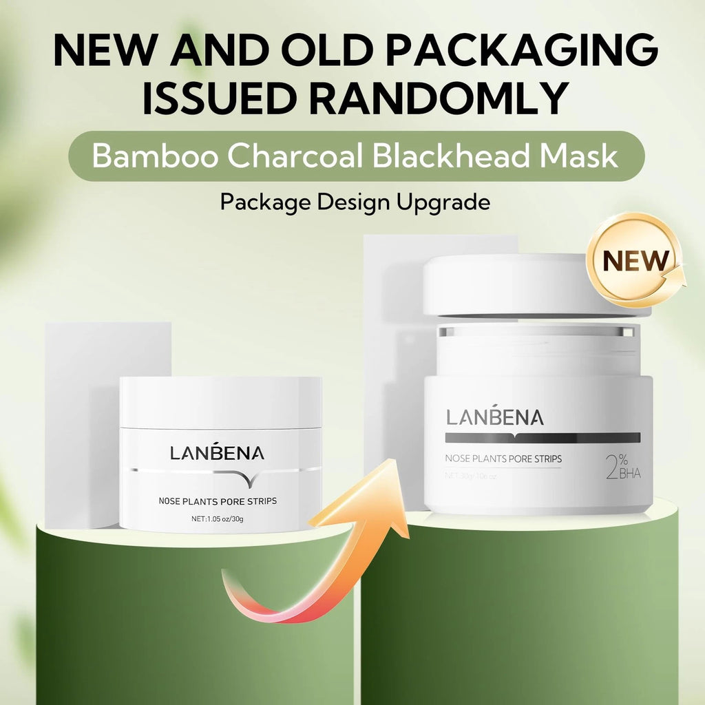 LANBENA 2.0 Nose Pore Strips Blackhead Remover Mask Salicylic Acid New