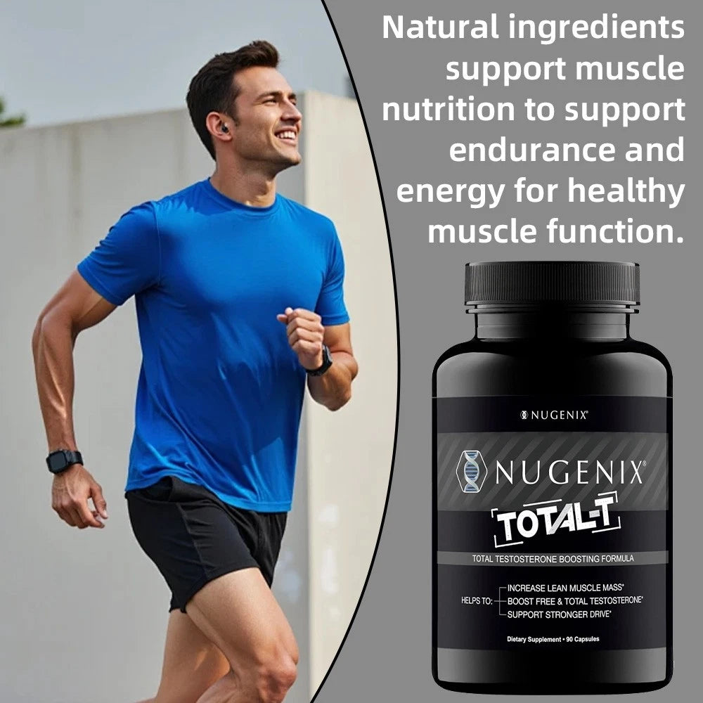 Nugenix Total-T Testosterone Booster | 90 Capsules | Men's Energy & Performance Support