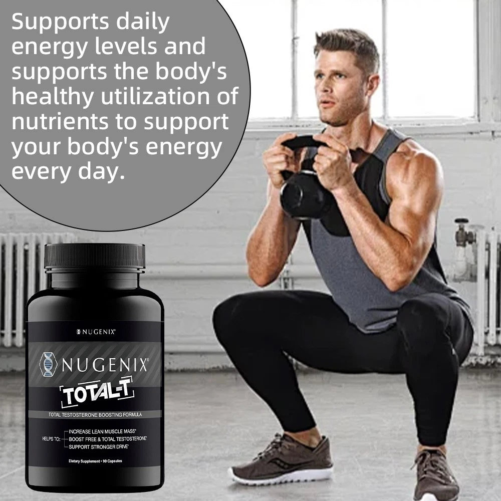 Nugenix Total-T Testosterone Booster | 90 Capsules | Men's Energy & Performance Support