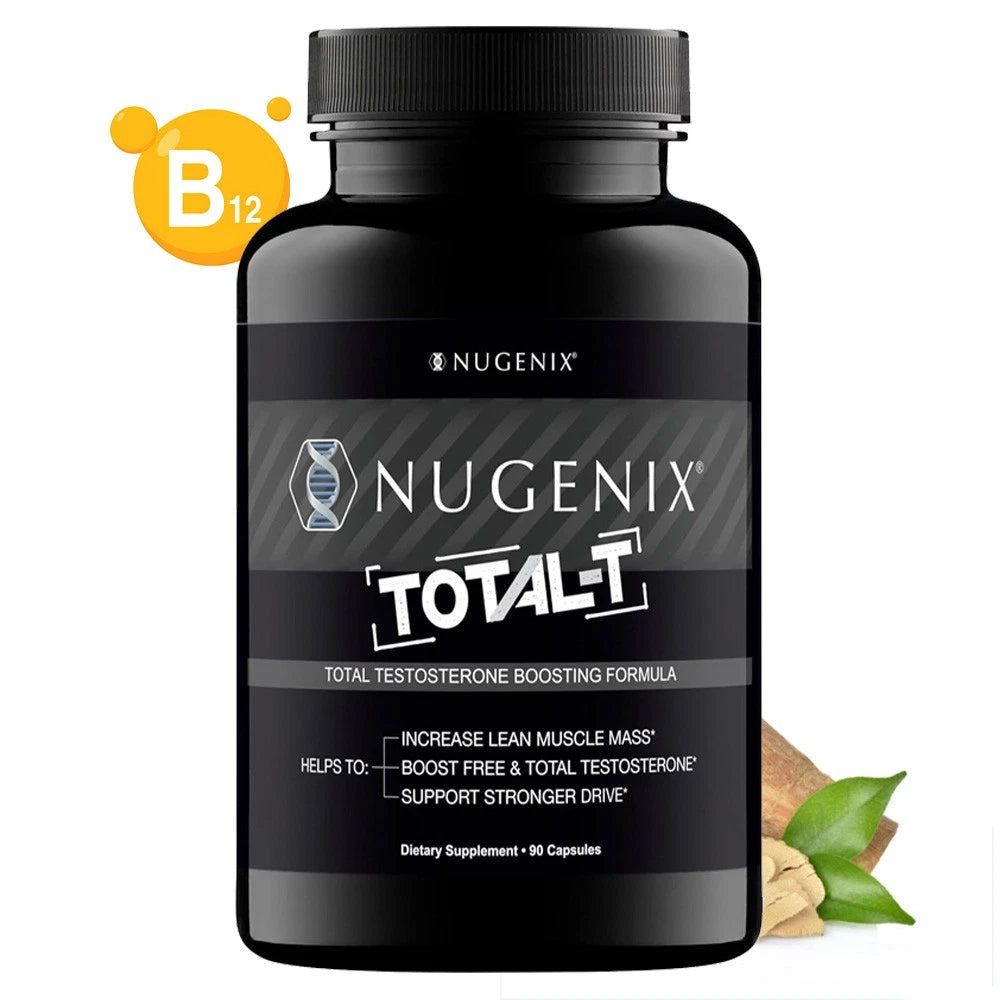 Nugenix Total-T Testosterone Booster | 90 Capsules | Men's Energy & Performance Support
