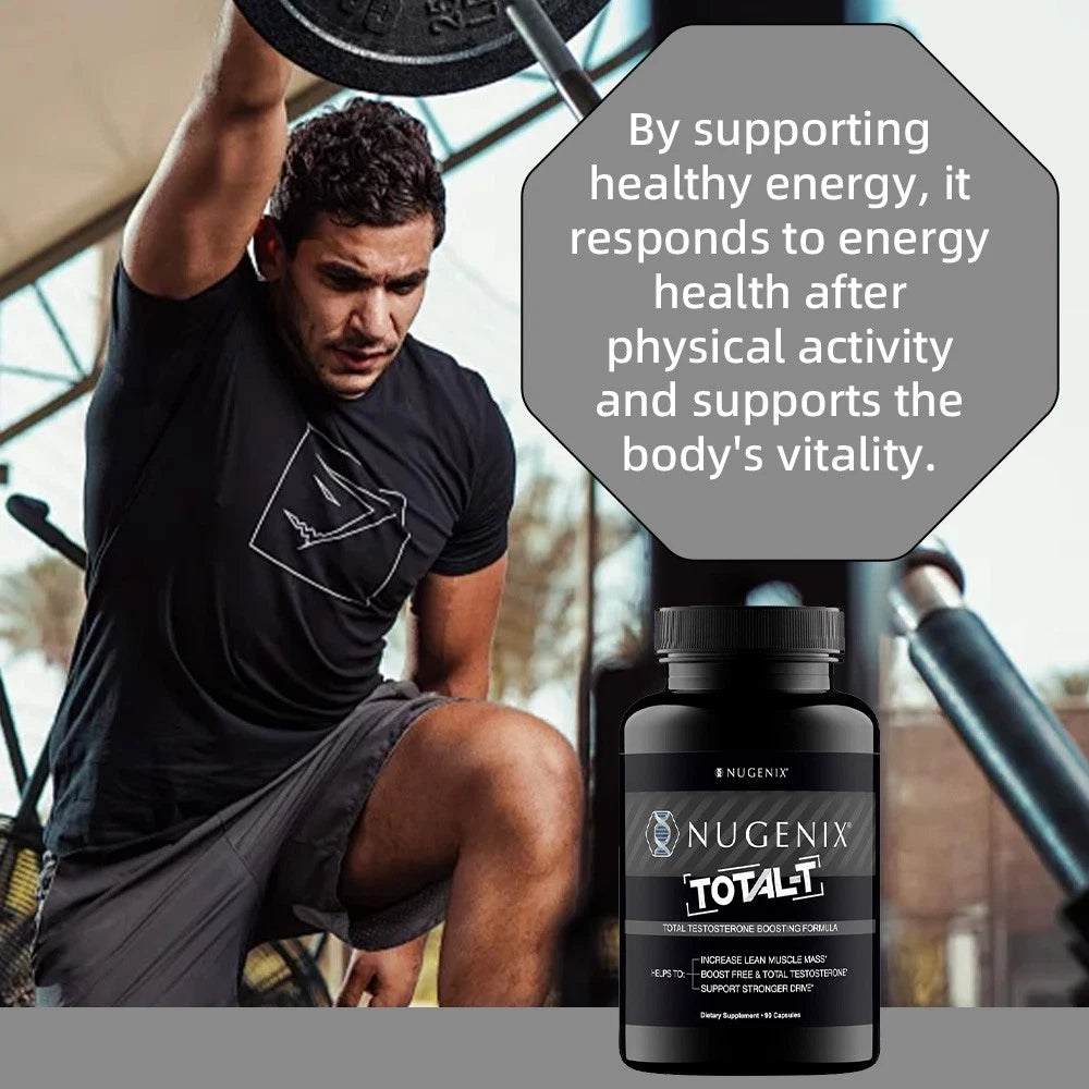 Nugenix Total-T Testosterone Booster | 90 Capsules | Men's Energy & Performance Support