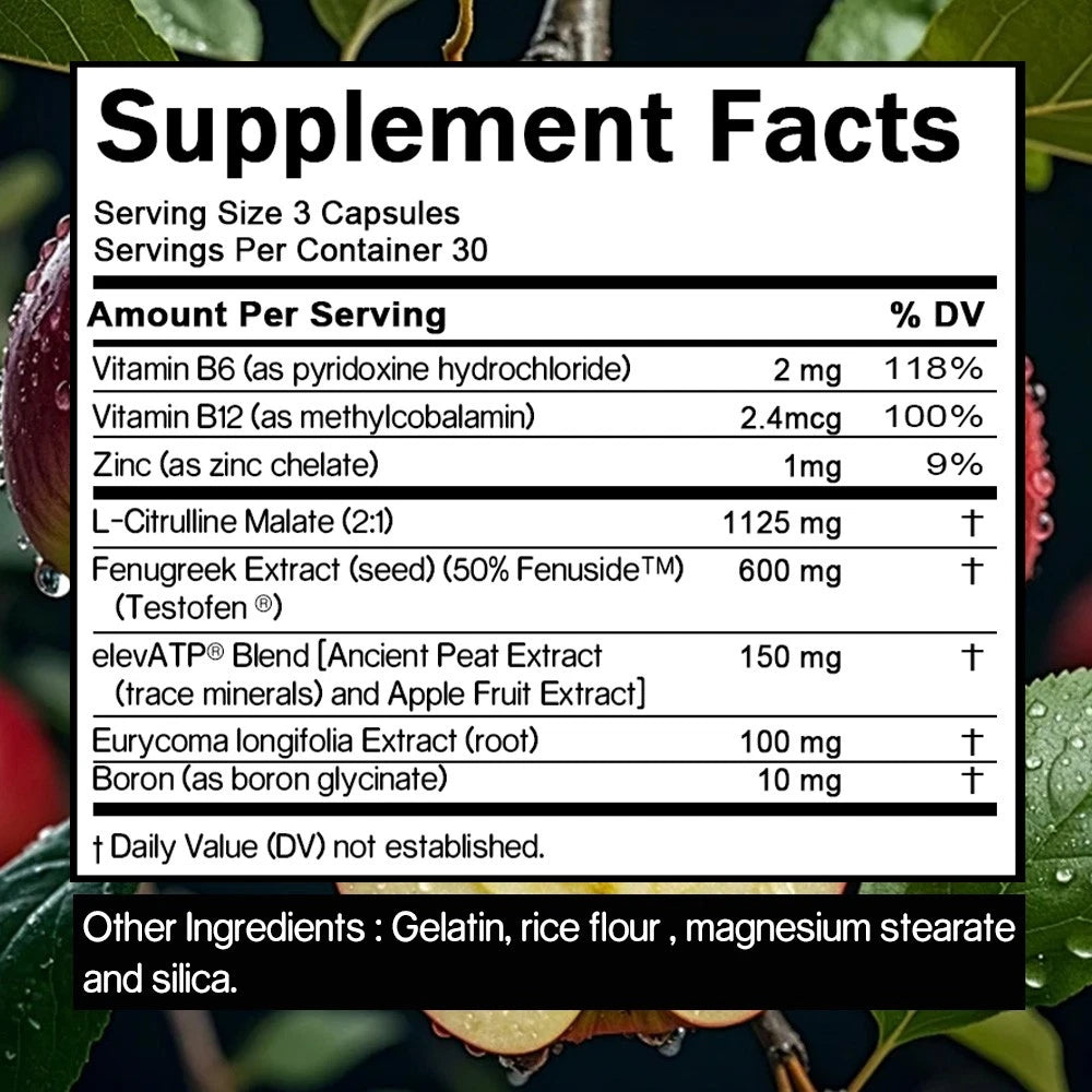 Nugenix Total-T Testosterone Booster | 90 Capsules | Men's Energy & Performance Support