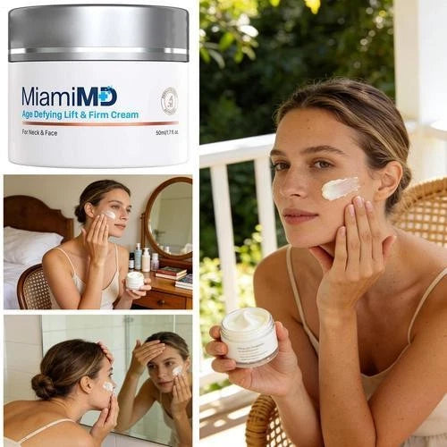MiamiMD Age Defying Lift & Firm Cream for Neck & Face 50ml Anti-Aging Moisturizer
